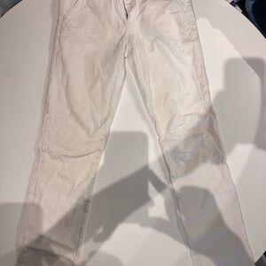 Pilcro and the Letterpress Cream Straight Leg Pants